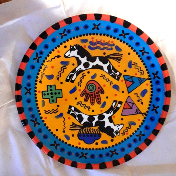 🍁🌟2xHP🌟VTG 1990s Gail Pittman 16 Provence Green Stoneware Baker